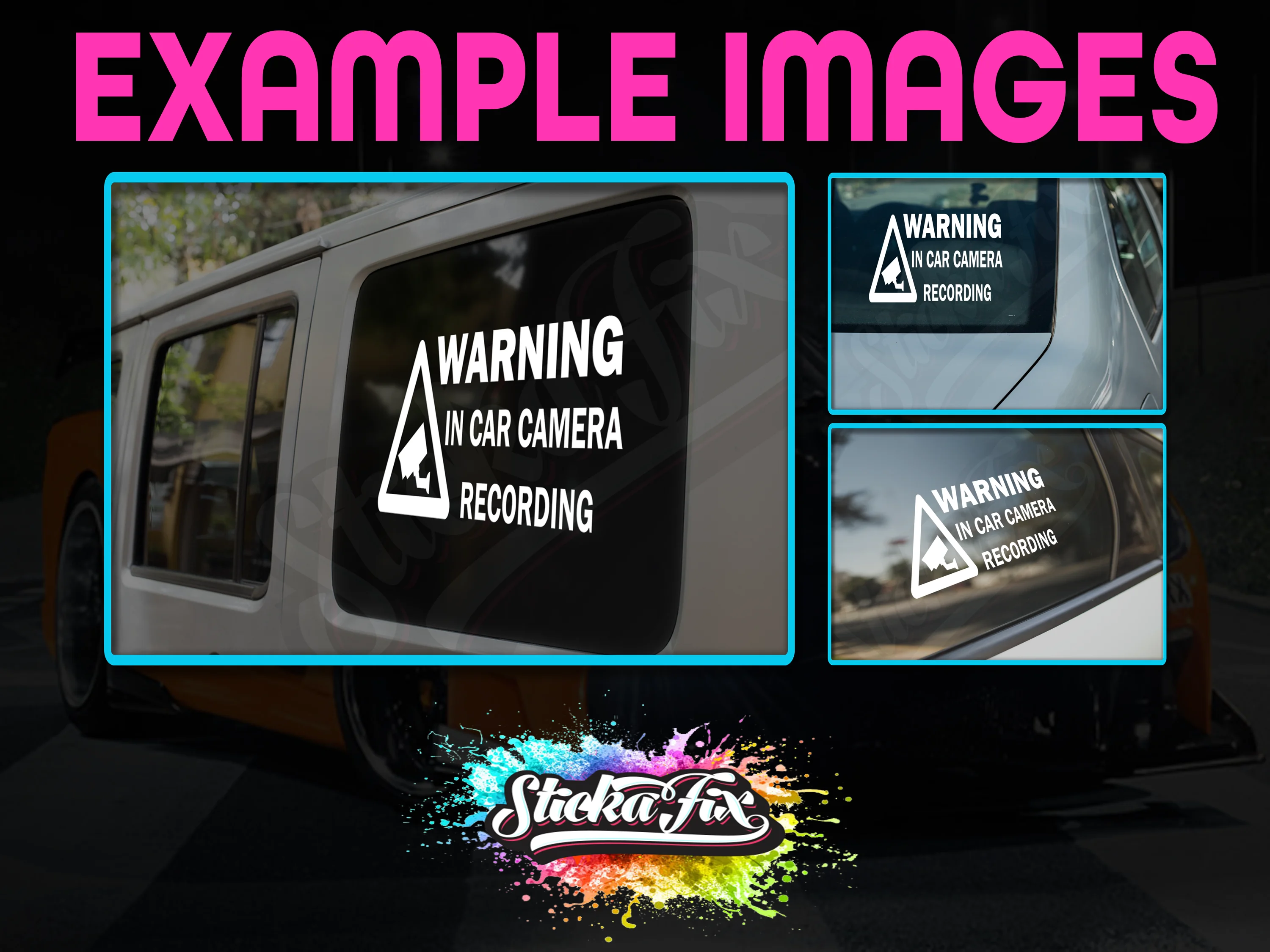 Warning In Car Camera Recording