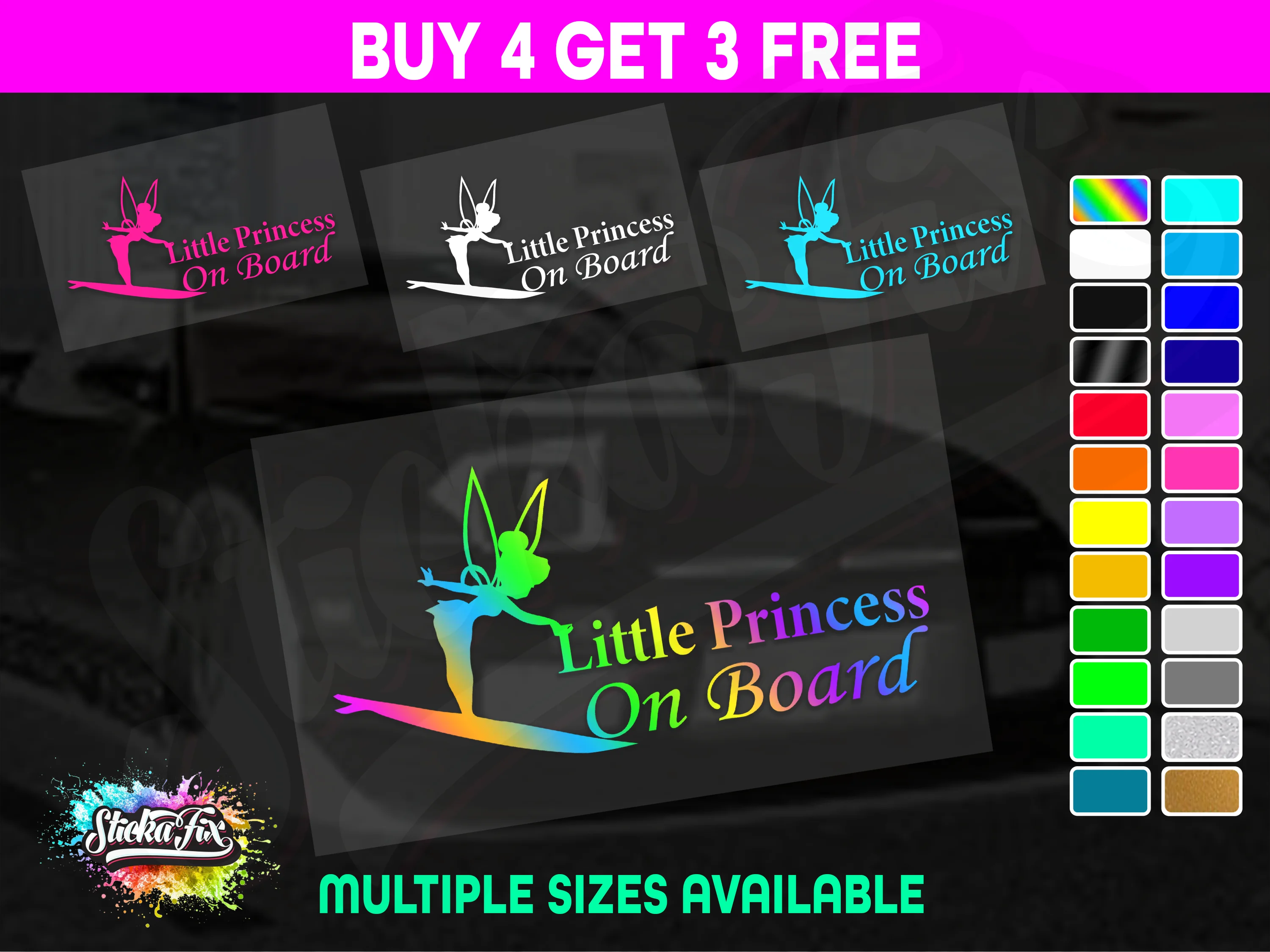 Little Princess On Board Ski