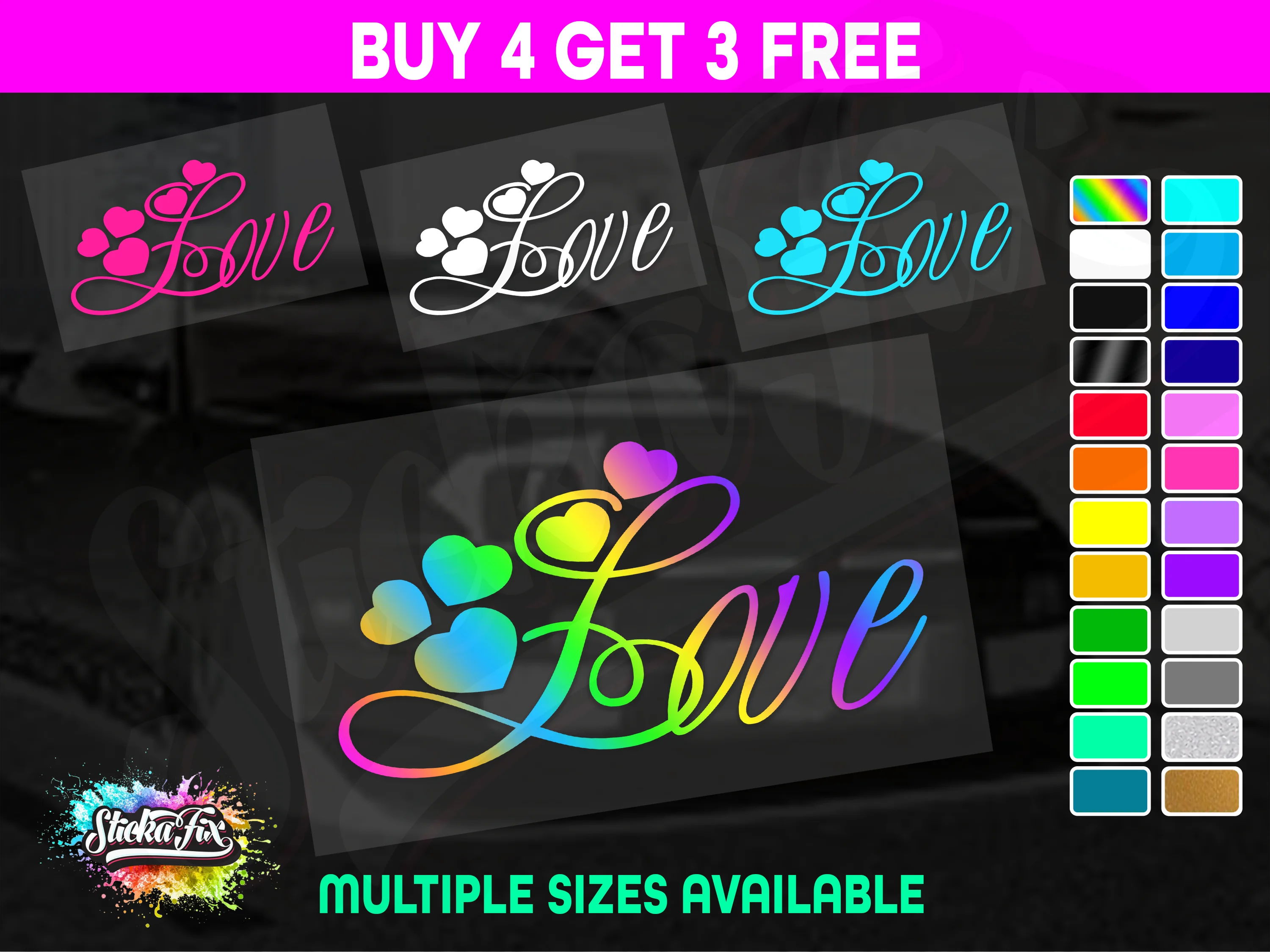 Love with Hearts