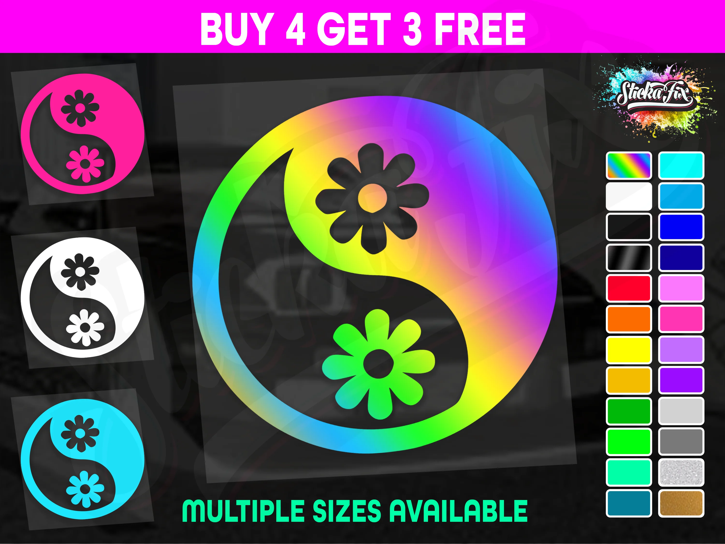 Yin Yang Flowers