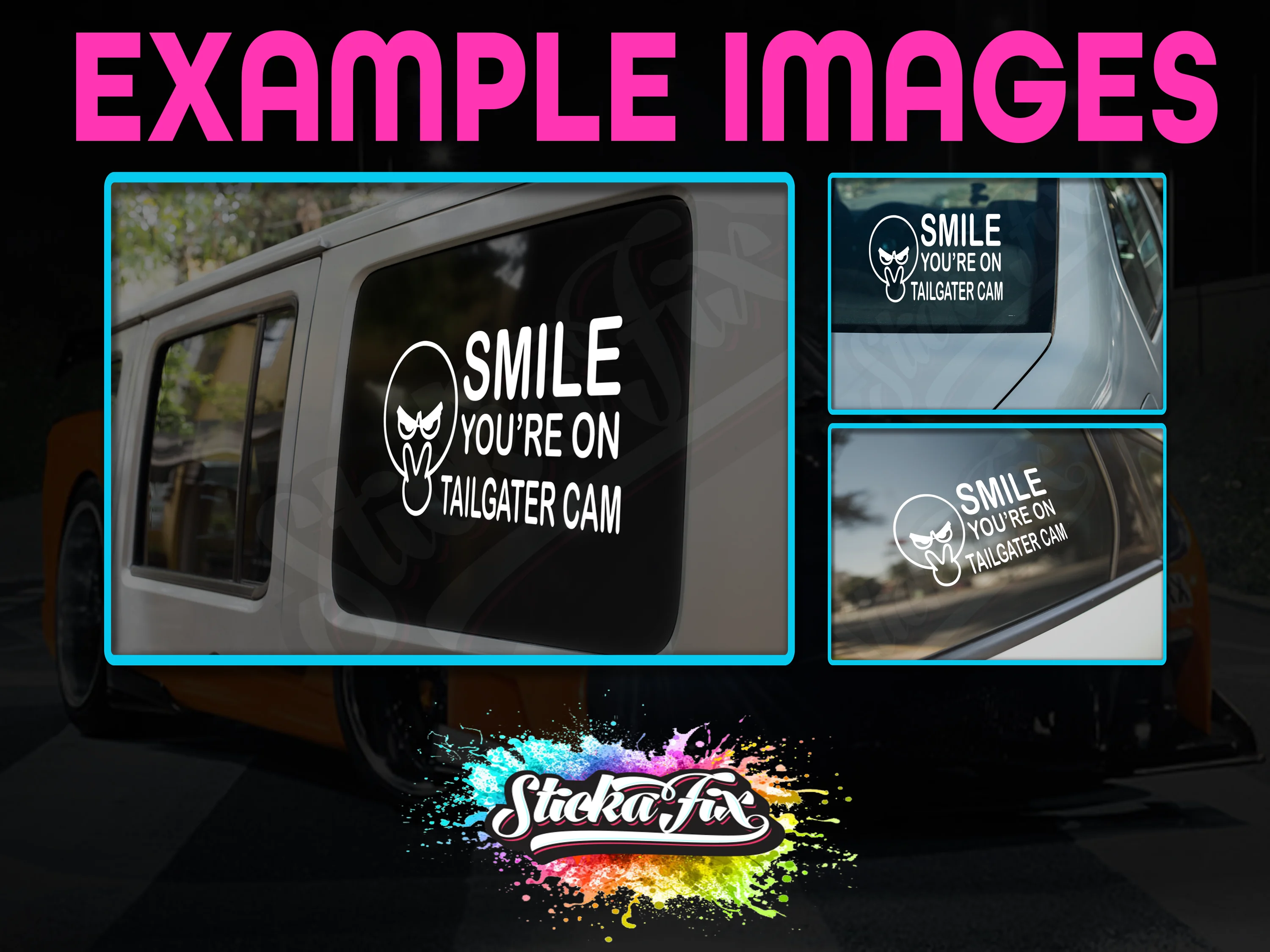 Smile Youre on Tailgater Cam