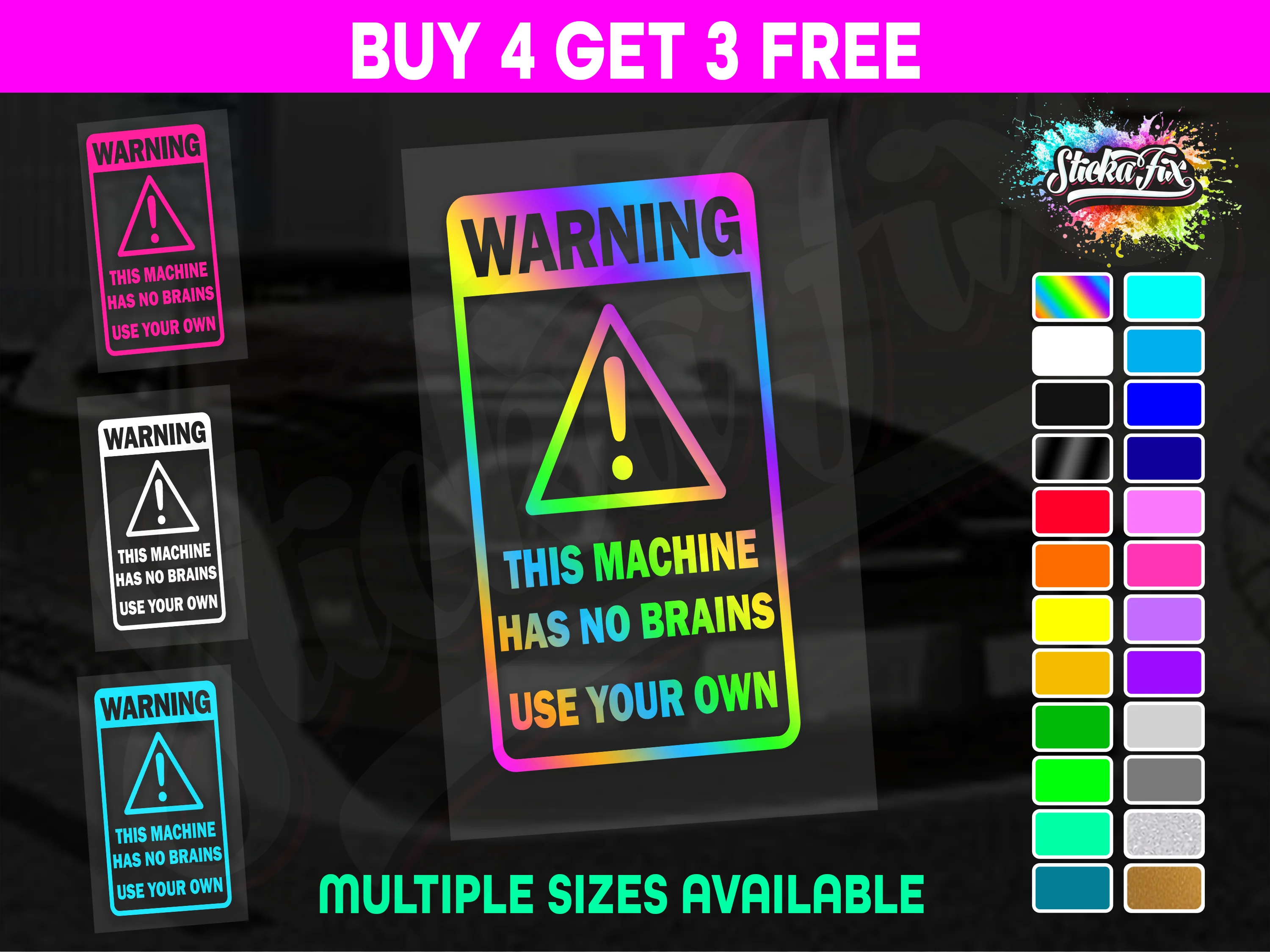 Waning Machine Has No Brains Use Your Own