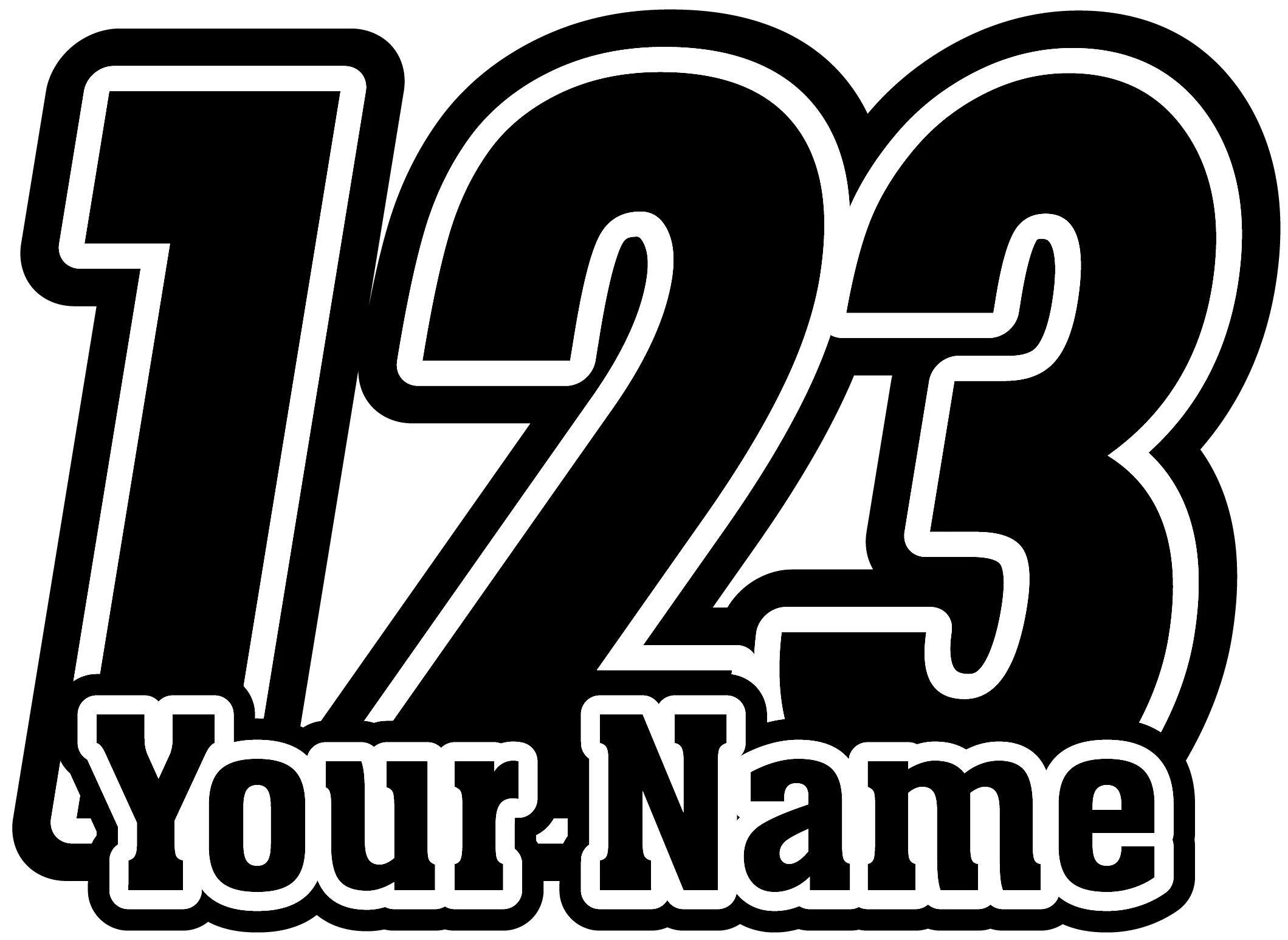 CUSTOM MX Race Number
