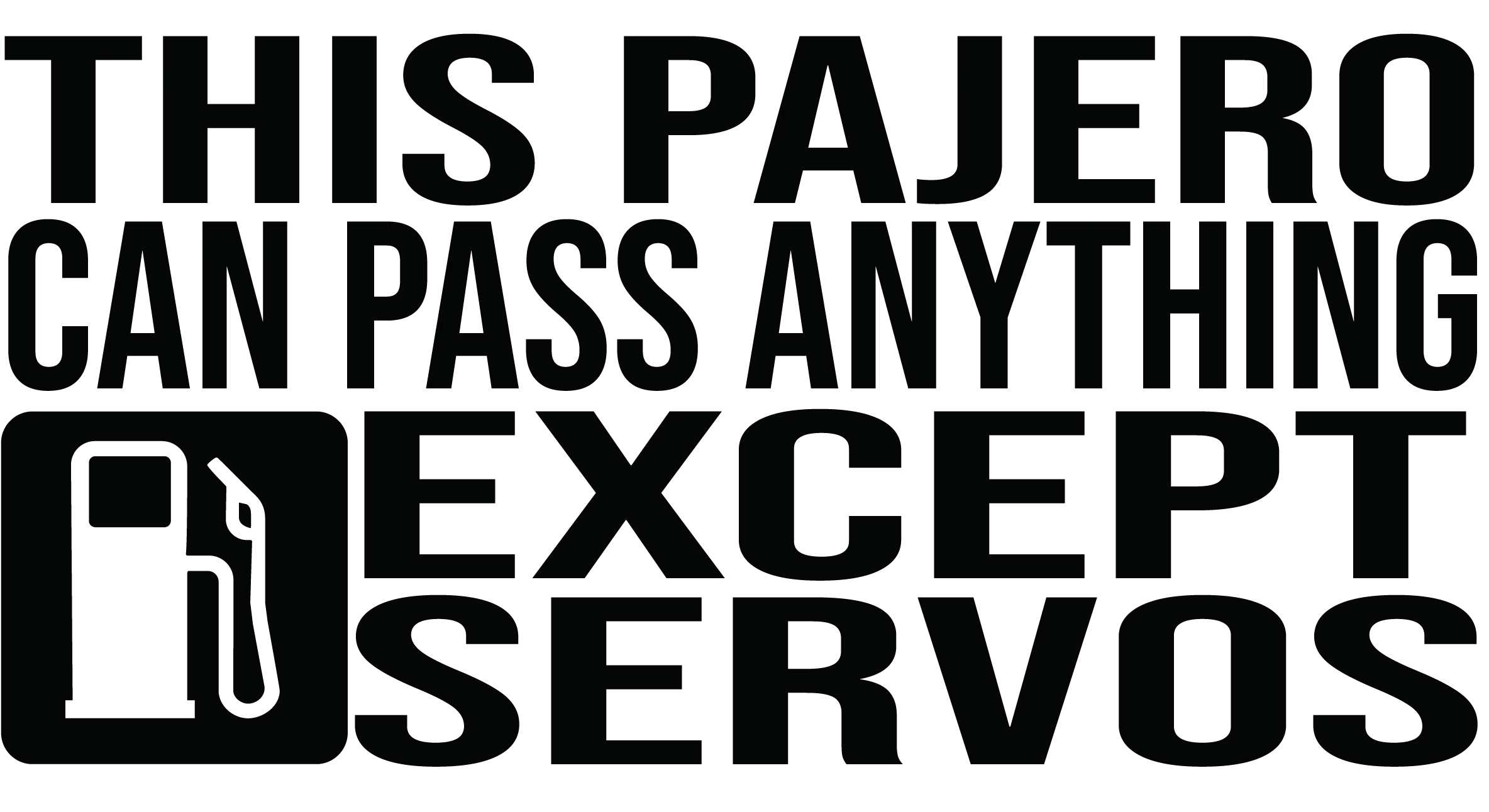 Pajero Can Pass Anything