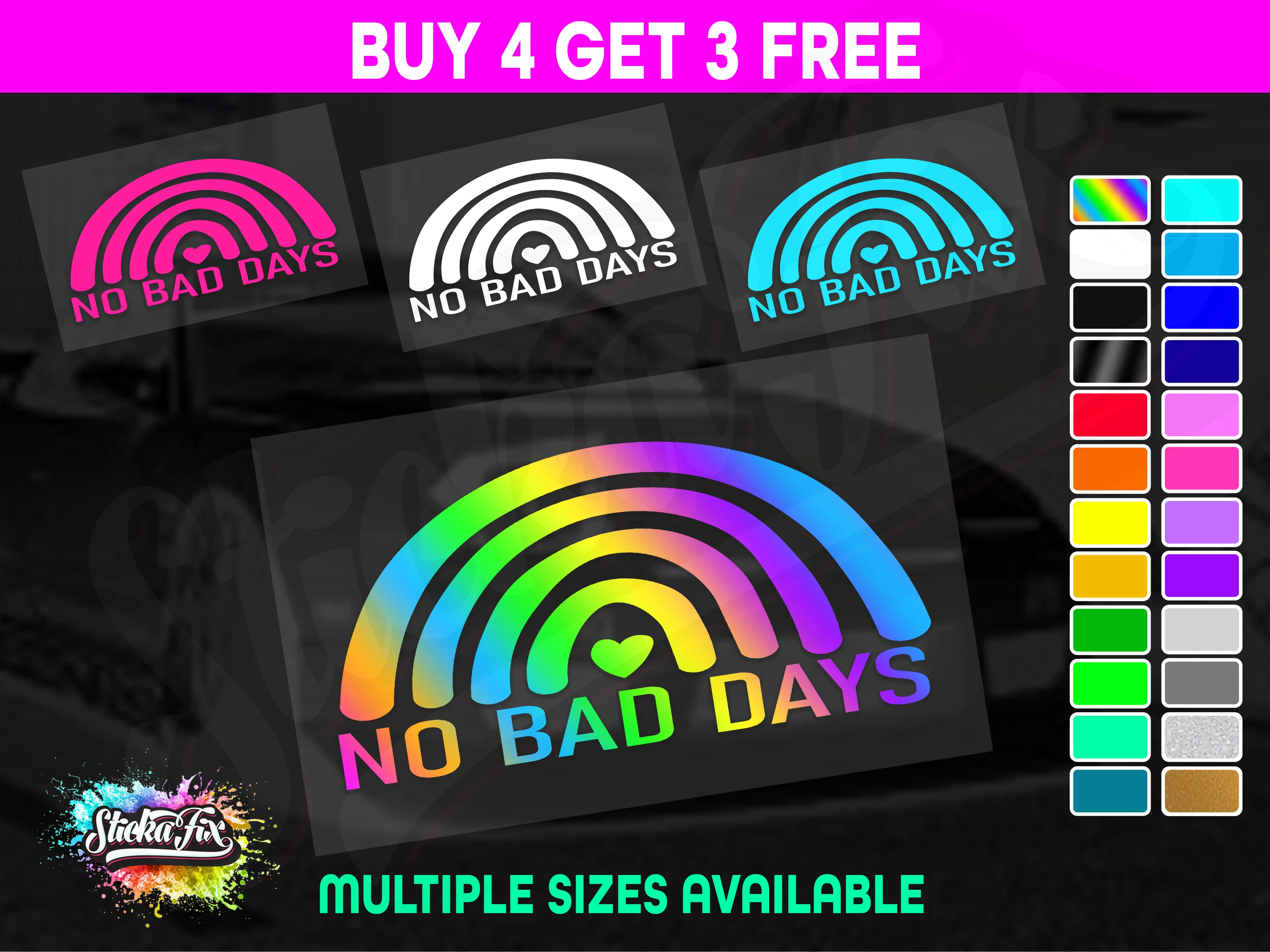 No Bad Days Rainbow