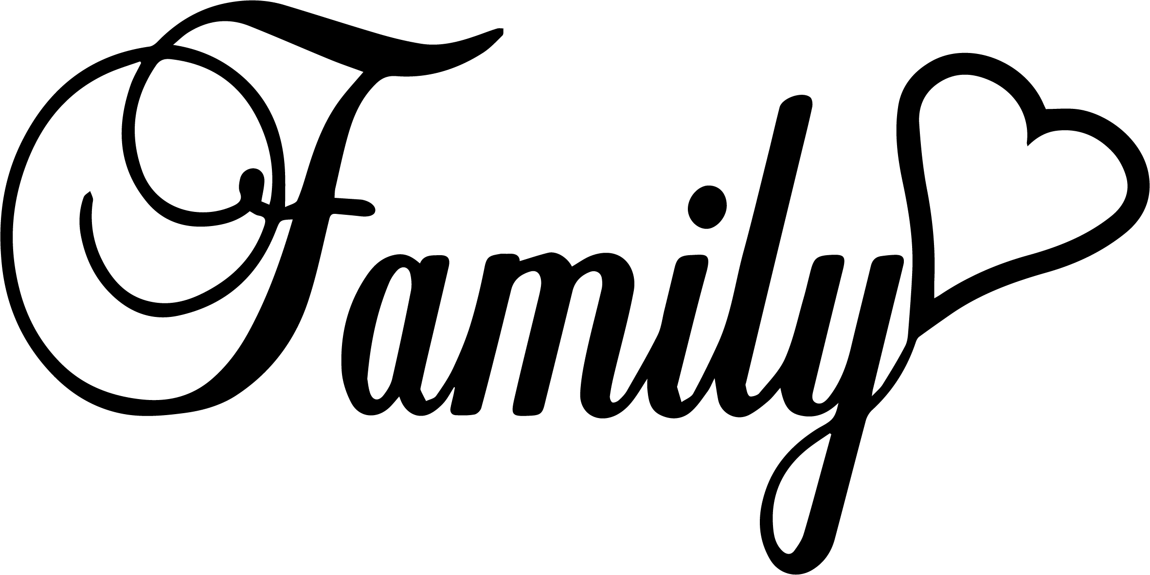 Family Love Heart